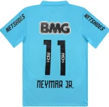 2012/13 Santos Blue Retro Long Sleeve Soccer Jersey