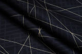 2025 PSG Black Gold Stripe Half Pull Sweater Tracksuit