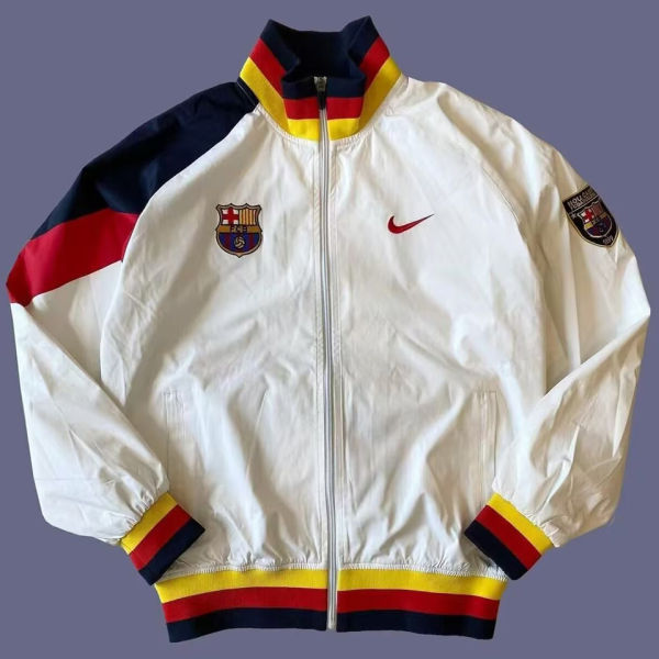 2025 BA White Retro Windbreaker