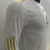2025 Mexico White Special Edition Player Version Long Sleever Jersey