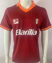 1983/1984 Roma Home Red Retro Soccer Jersey