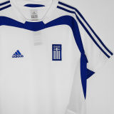 2004 Greece Away White Retro Soccer Jersey