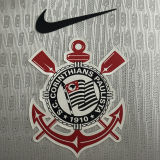 2025/26 Corinthians Home White Player Version Soccer Jersey