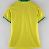 2022/23 Brazil Home Yellow Women Soccer Jersey