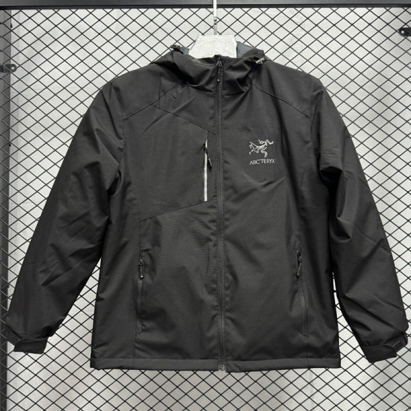 2025 ARC-TERYX Velvet Thickened warm Black Outdoor Jackets #F5加绒冲锋衣