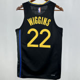 2025/26 Warriors WIGGINS #22 Black NBA Jerseys