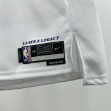2025 Lakers KNECHT#4 White NBA Jerseys