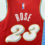 2025 Grizzlies ROSE #23 Red City Edition NBA Jerseys Hot Pressed