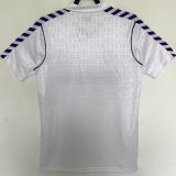 1989/90 RM White Home Retro Soccer Jersey