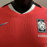 2025/26 South Korea Home Red Player Version Soccer Jersey
