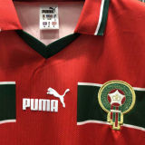 1998 Morocco Red Retro Soccer Jersey