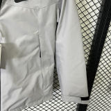 2025 NK Cotton Thickened Warm Grey Outdoor Jacket #A801加棉冲锋衣