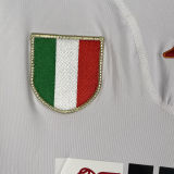 2001/02 Roma Away White Long Sleeve Retro Soccer Jersey