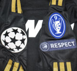 2011/12 RM Goalkeeper Black Retro Kids Soccer Jersey