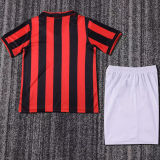 1991/92 AC Milan Home Retro Kids Soccer Jersey