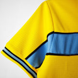 1998/1999 Lazio Yellow Retro Soccer Jersey