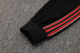 2025/26 M Utd Black Jacket Tracksuit