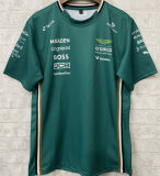 2025 Aston Martin F1 Green Team T-Shirt   (圆领 阿斯顿马丁)
