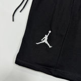 2025 Jordan Black Pure Cotton Fabric Casual Short Pants M17