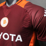 2025 Roma Red Player Version Soccer Jersey
