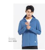 Iron stone blue-Couple's sun protection clothing for men and women, UV resistant summer ice silk fishing sun protection clothing jacket