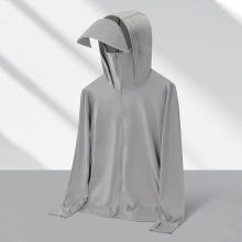 Glacier ash  # New Ice Thin Series Elastic Sunscreen Clothing