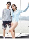 Maple Grey#Couple's Sunscreen Clothes for Men and Women, Jiaoxia Same Style