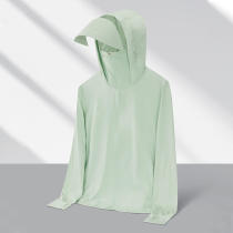 Freezing point green # New Ice Thin Series Elastic Sunscreen Clothing