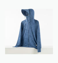 Maple Leaf Iron Stone Blue#Couple's Sunscreen Clothes for Men and Women, Jiaoxia Same Style