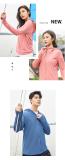 Sunset powder-Couple's sun protection clothing for men and women, UV resistant summer ice silk fishing sun protection clothing jacket