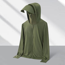 Ice Army Green  # New Ice Thin Series Elastic Sunscreen Clothing