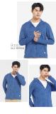 Maple Leaf Iron Stone Blue#Couple's Sunscreen Clothes for Men and Women, Jiaoxia Same Style