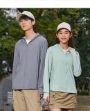 Glacier ash  # New Ice Thin Series Elastic Sunscreen Clothing