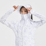Maple Leaf White#Couple's Sunscreen Clothes for Men and Women, Jiaoxia Same Style