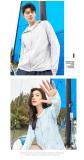 Maple Leaf White#Couple's Sunscreen Clothes for Men and Women, Jiaoxia Same Style