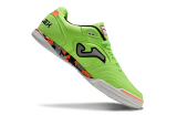 25 Year New Indoor Five-a-side Genuine Leather Football Shoes Flat Bottom IC Wood Floor Cement Floor Shock Absorbent Wear resistant Anti slip Men's Football Shoes