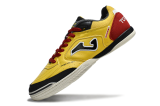 25 Year New Indoor Five-a-side Genuine Leather Football Shoes Flat Bottom IC Wood Floor Cement Floor Shock Absorbent Wear resistant Anti slip Men's Football Shoes