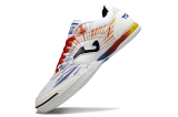 25 year new indoor five-a-side genuine leather football shoes, suitable for men's competition training, anti slip and wear-resistant TOP FLEX