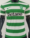 2025/26 Sporting Lisbon Home Player Version Soccer Jersey 里斯本
