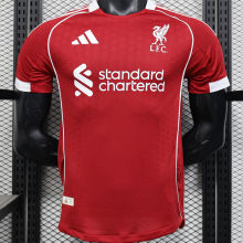 2025/26 LFC Home Red Player Version Jersey