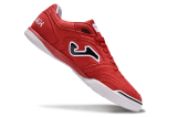 25 Year New Indoor Five-a-side Genuine Leather Football Shoes Flat Bottom IC Wood Floor Cement Floor Shock Absorbent Wear resistant Anti slip Men's Football Shoes