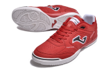 25 Year New Indoor Five-a-side Genuine Leather Football Shoes Flat Bottom IC Wood Floor Cement Floor Shock Absorbent Wear resistant Anti slip Men's Football Shoes