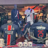 CHAMPIONS OF EUROPE 25 ICIC'EST PARIS PSG  Home Blue Player Version Soccer Jersey 2024/25 带星球员版★★