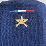 2024/25 PSG Home Blue Champion Style Player Version Soccer Jersey 前后带星