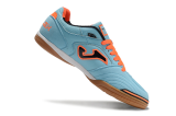25 Year New Indoor Five-a-side Genuine Leather Football Shoes Flat Bottom IC Wood Floor Cement Floor Shock Absorbent Wear resistant Anti slip Men's Football Shoes