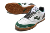 25 Year New Indoor Five-a-side Genuine Leather Football Shoes Flat Bottom IC Wood Floor Cement Floor Shock Absorbent Wear resistant Anti slip Men's Football Shoes