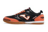 25 Year New Indoor Five-a-side Genuine Leather Football Shoes Flat Bottom IC Wood Floor Cement Floor Shock Absorbent Wear resistant Anti slip Men's Football Shoes