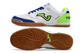 25 Year New Indoor Five-a-side Genuine Leather Football Shoes Flat Bottom IC Wood Floor Cement Floor Shock Absorbent Wear resistant Anti slip Men's Football Shoes