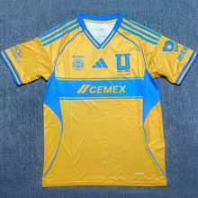 2025/26 U.A.N.L Tiger Home Yellow Fans Soccer Jersey