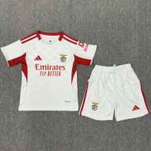 2025/26 Benfica Away White Kids Soccer Jersey